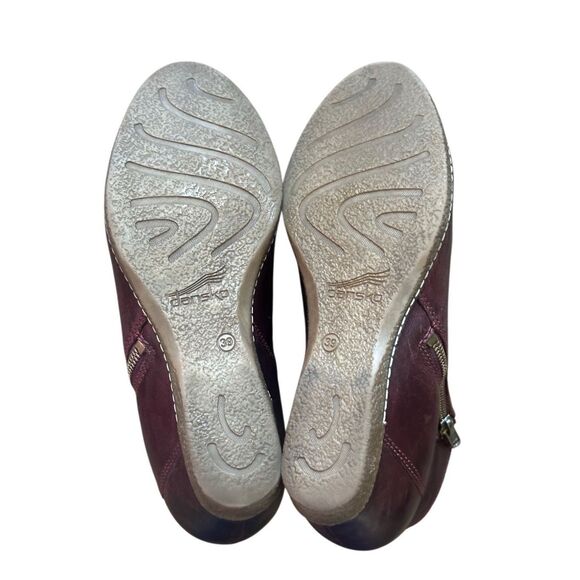 DANSKO Leyla Hidden Wedge Bootie Wine Size 39  US Size 8.5–9 - Picture 8 of 9